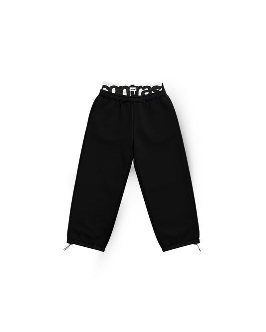 PANTALON CONTRASTE NOIR